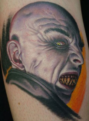疯狂纹身图案,超恐怖的纹身！好吓人！！