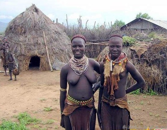 非洲象人族女人图片2