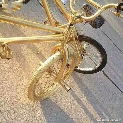 土豪的自行车是用来观看的，不是用来骑的