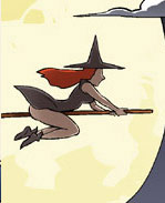 邪恶漫画：女巫的扫帚