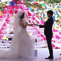 张杰谢娜结婚视频，香格里拉浪漫婚礼！
