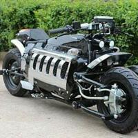 世界上最快的摩托车，道奇战斧滚动的艺术品(7)