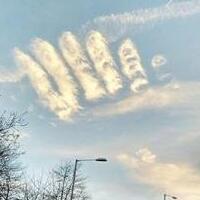 上空惊现上帝之手，高积云美妙怪异的形状(3)