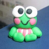 橡皮泥手工制作图片，今天来教小朋友做只青蛙吧！(4)