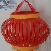 幼儿园最简单手工灯笼，有模有样的!(8)