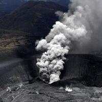 新燃岳火山再喷发，7年来首次爆发(2)