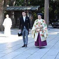 日本绚子公主大婚，放弃皇籍成为跟丈夫一样的平民