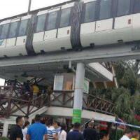 欢乐谷列车相撞，乘客受不同程度轻伤!